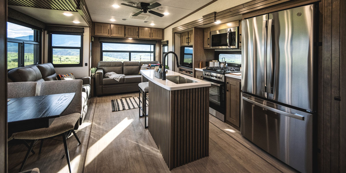 2024 KZ RV Durango D301RLT Fifth Wheel Living Room