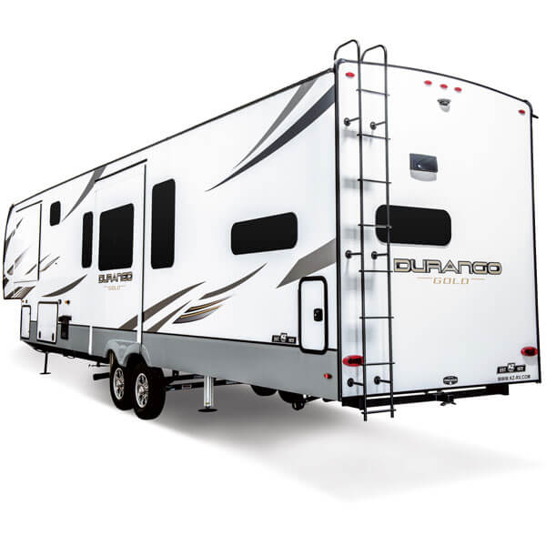 2024 KZ RV Durango Gold G391RKF Fifth Wheel Exterior Laminated Rear End Walls