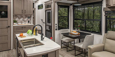 2024 KZ RV Durango Gold G310RLQ Fifth Wheel Kitchen Dinette