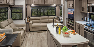 2024 KZ RV Durango Gold G310RLQ Fifth Wheel Living Room