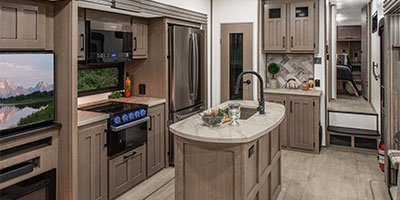 2024 KZ RV Durango Half-Ton D283RLT Fifth Wheel Kitchen