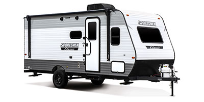 2023 KZ RV Sportsmen Classic 181SS Travel Trailer Exterior Front 3-4 Door Side