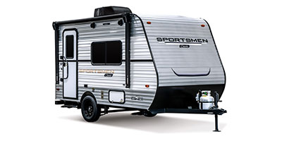 2024 KZ RV Sportsmen Classic 130RB Travel Trailer Exterior Front 3-4 Door Side