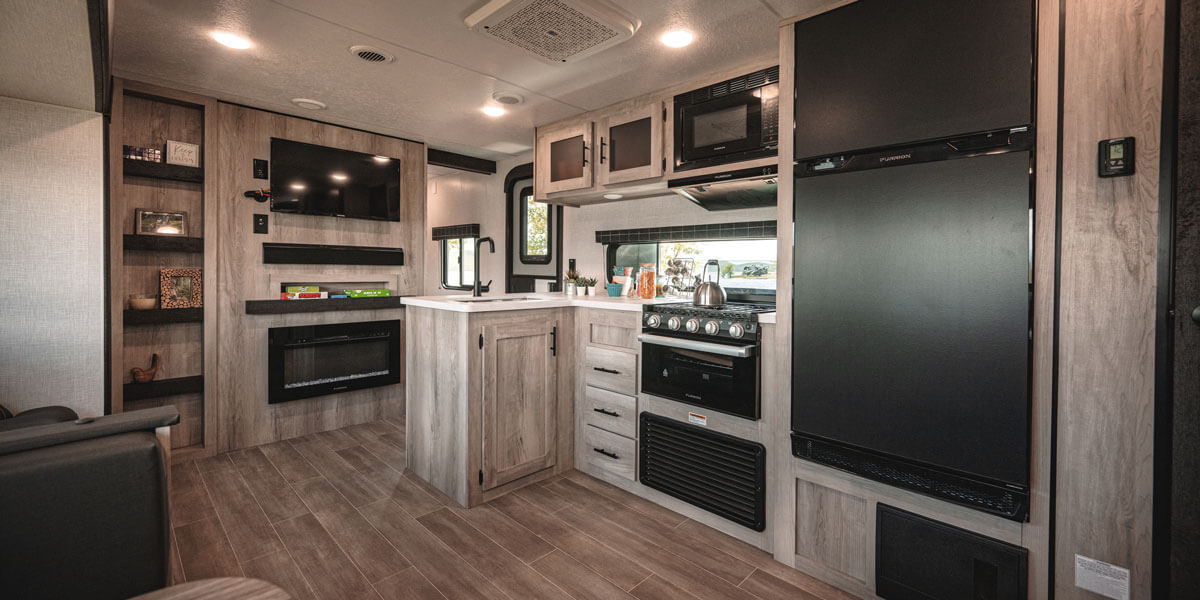 2024 KZ RV Sportsmen SE 261BHKSE Travel Trailer Kitchen