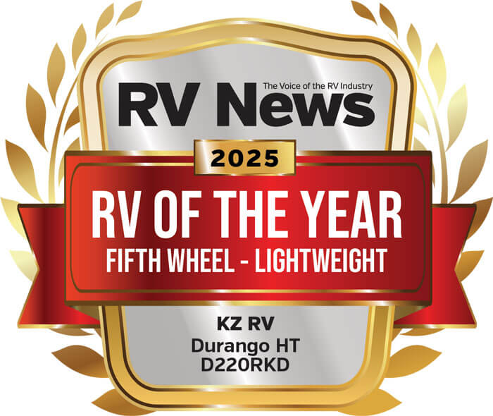 RV News 2025 RV of the Year Lightweight Fifth Wheel