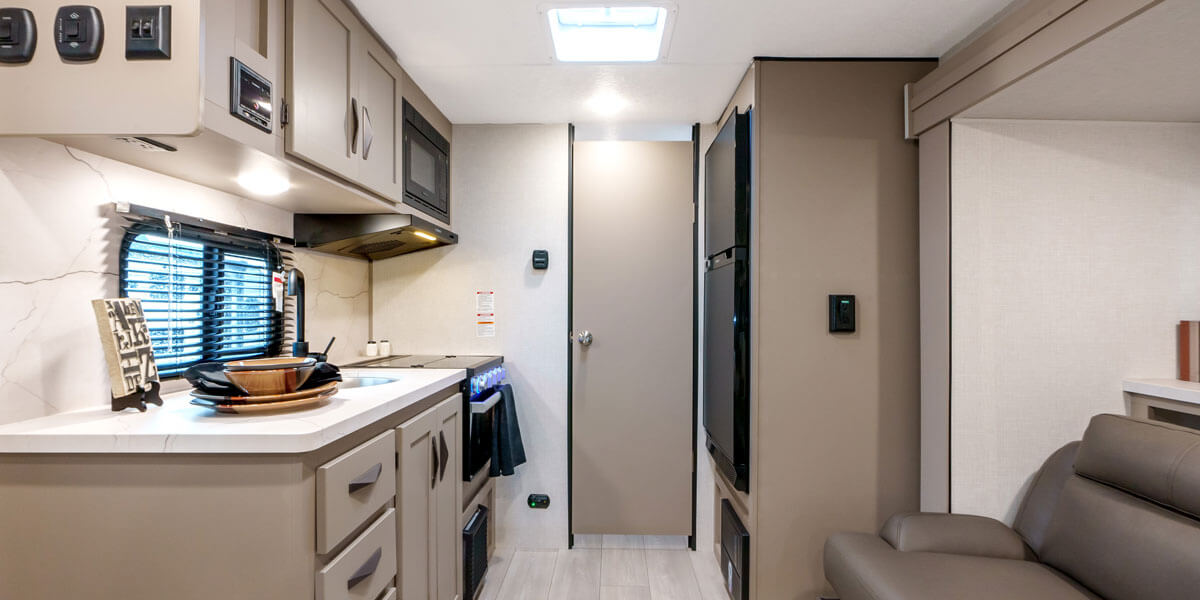 2025 KZ RV Connect Mini CM181RB Travel Trailer Kitchen