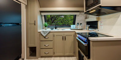 2025 KZ RV Connect Mini CM181FKK Travel Trailer Kitchen