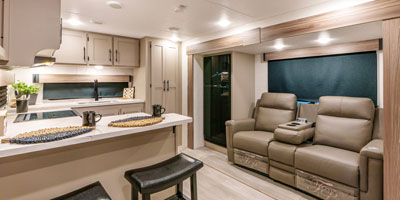 2025 KZ RV Connect SE C272RKSE Travel Trailer Living Room and Kitchen