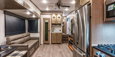 2025 KZ RV Durango D281RKD Fifth Wheel Back to Front