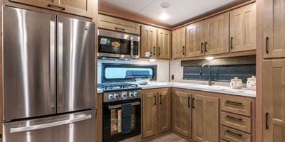 2025 KZ RV Durango D281RKD Fifth Wheel Kitchen