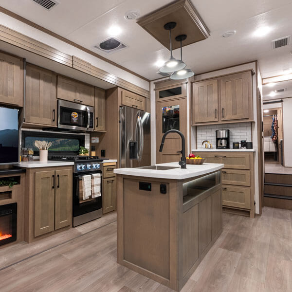 2025 KZ RV Durango Gold G366FBQ Fifth Wheel Luxury Kitchen