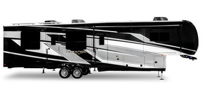 2025 KZ RV Durango Gold Fifth Wheel Black Pearl Full Body Exterior Paint Option Side Profile