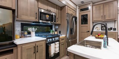 2025 KZ RV Durango Gold G366FBQ Fifth Wheel Kitchen