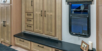 2025 KZ RV Durango Gold G388FLS Fifth Wheel Bedroom Wardrobe