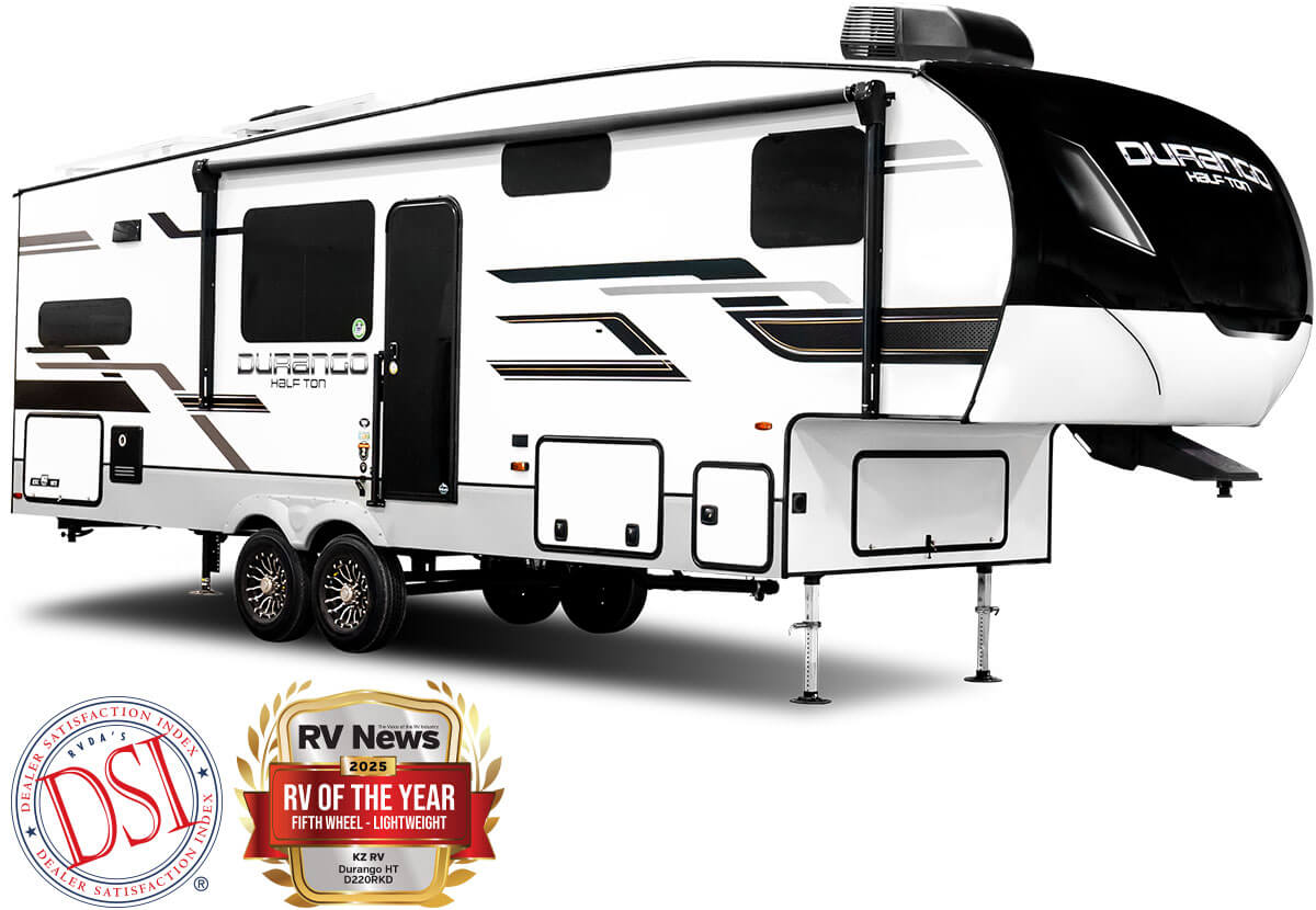 2025 KZ RV Durango Half Ton RV News RV of the Year and DSI Award Winning Fifth Wheel