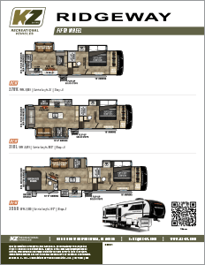 2025 KZ RV Ridgeway Fifth Wheels Flyer