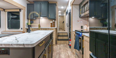 2025 KZ RV Ridgeway 35BH Fifth Wheel Kitchen Galley