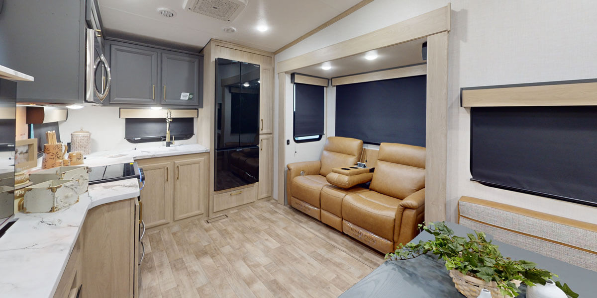 2025 KZ RV Ridgeway 27RK Fifth Wheel Kitchen