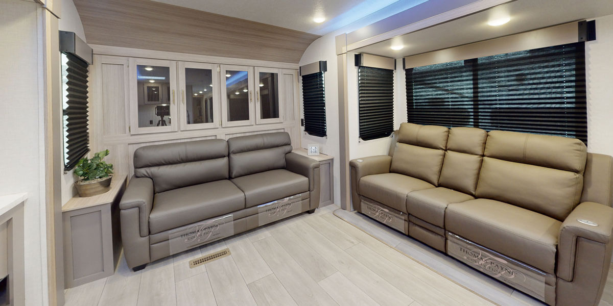 2025 KZ RV Sportsmen 374BH Destination Travel Trailer Living Room