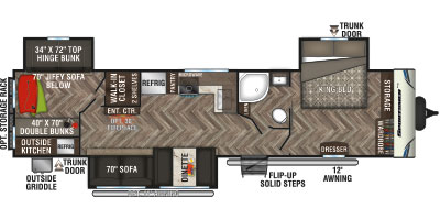 Sportsmen Le Travel Trailer Floorplans Kz Rv