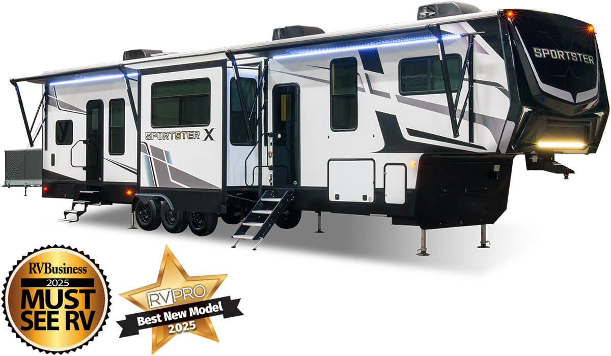 2025 KZ RV Sportster X Award Winning Fifth Wheel Toy Hauler