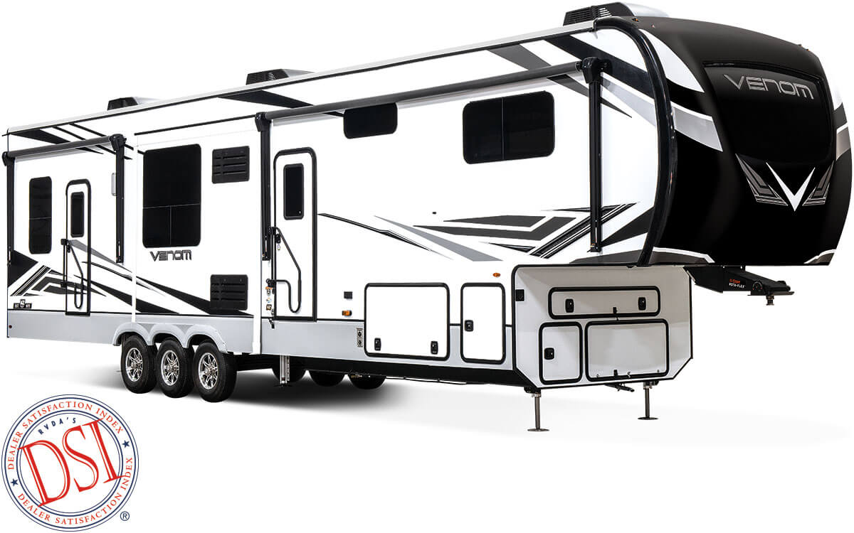 2023 KZ RV Venom DSI Award Winning Luxury Fifth Wheel Toy Hauler